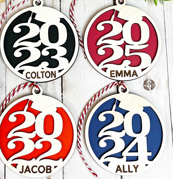 Graduation Year Christmas Ornament