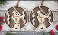 Christmas Ornament - 2024 Personalized Softball Ornament