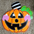 Happy Halloween Pumpkin Door Hanger