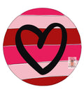 3D Valentine Multi-Pink Heart Door Hanger - Valentines Day door Decor - valentine wreath - love hand painted personalized door hanger