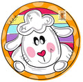 Easter Lamb Multi-Color Door Hanger -