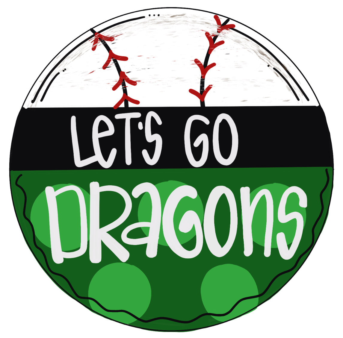 Gretna Baseball Door Hanger