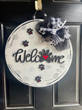 Dog and Cat Welcome Door Hanger (G)