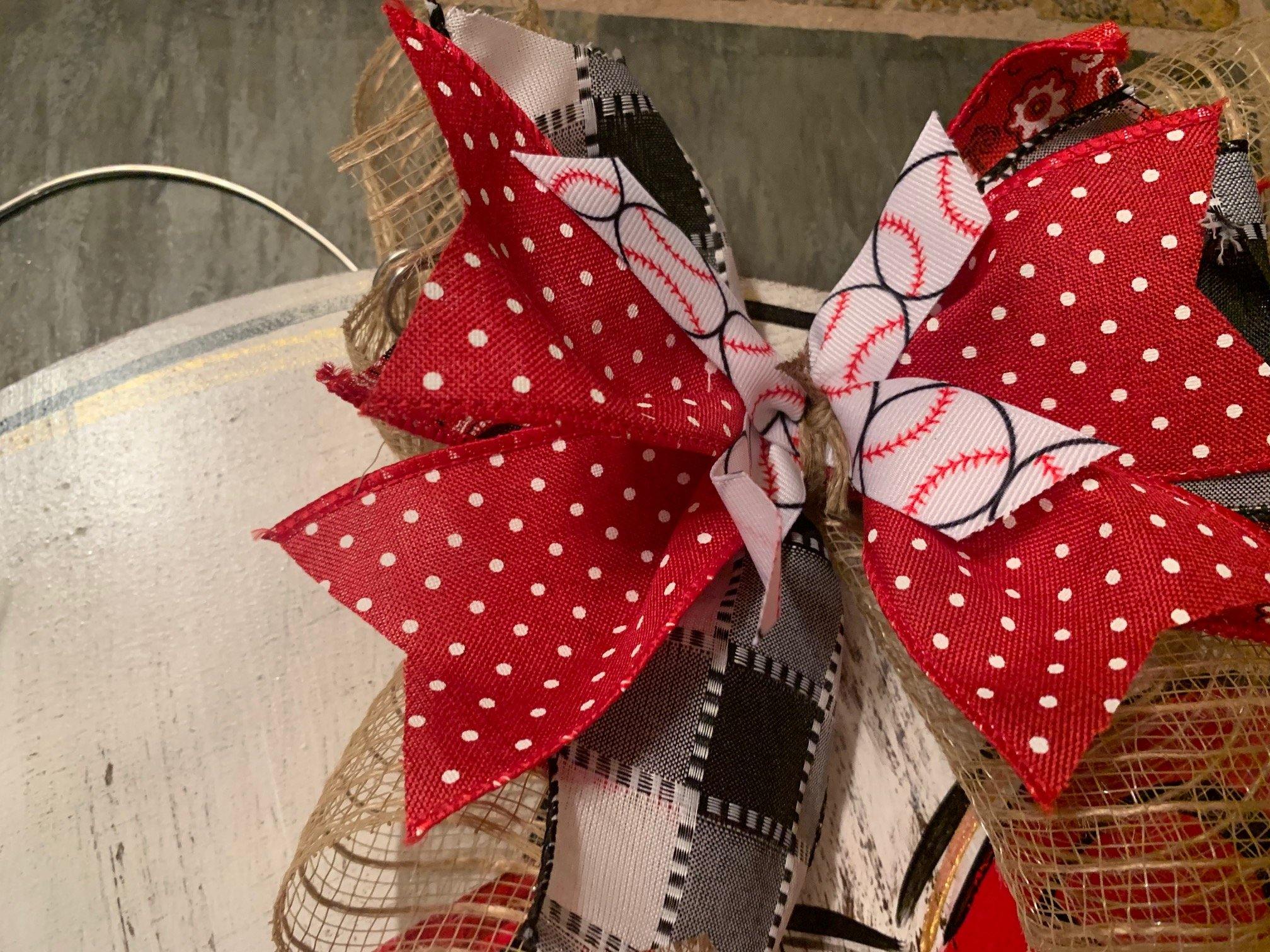 Sale Item: Distressed Baseball with Heart Door Hanger