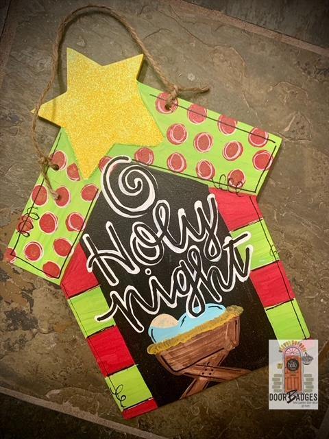 Christmas Ornament - Nativity Wooden Ornament