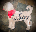 Goldendoodle Dog door hanger