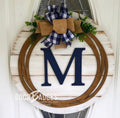 Monogram Round door hanger - BYF