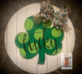 Farmhouse Lucky St Patrick's Day Door Hanger