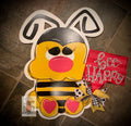 Bee Happy Bumble Bee Door Hanger