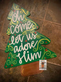 Sale Item: Christmas Door Hanger - Tree Door Decoration