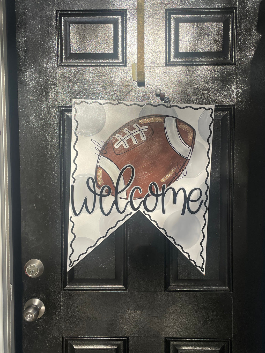 Football Pendant door hanger -WHS FB