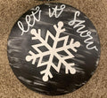 Sale Item: Winter Snowflake Doorhanger