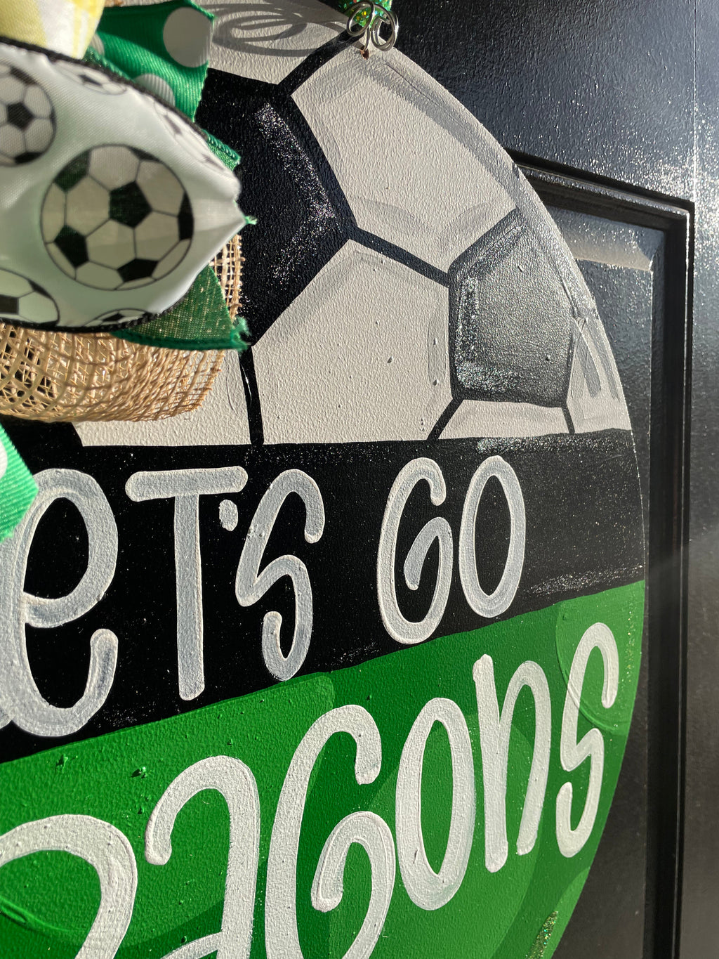 Gretna Soccer Door Hanger