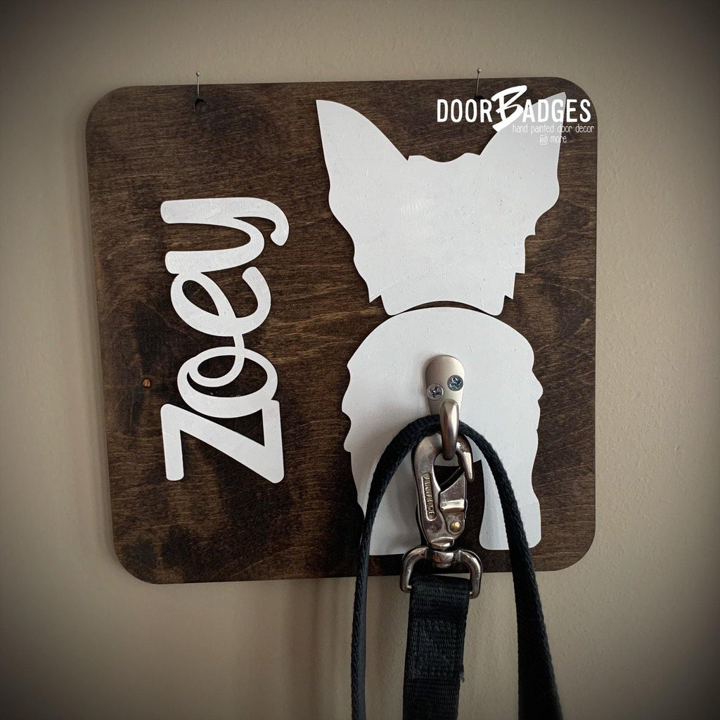 Dog Leash Wall sign - Dog leash hook (G)