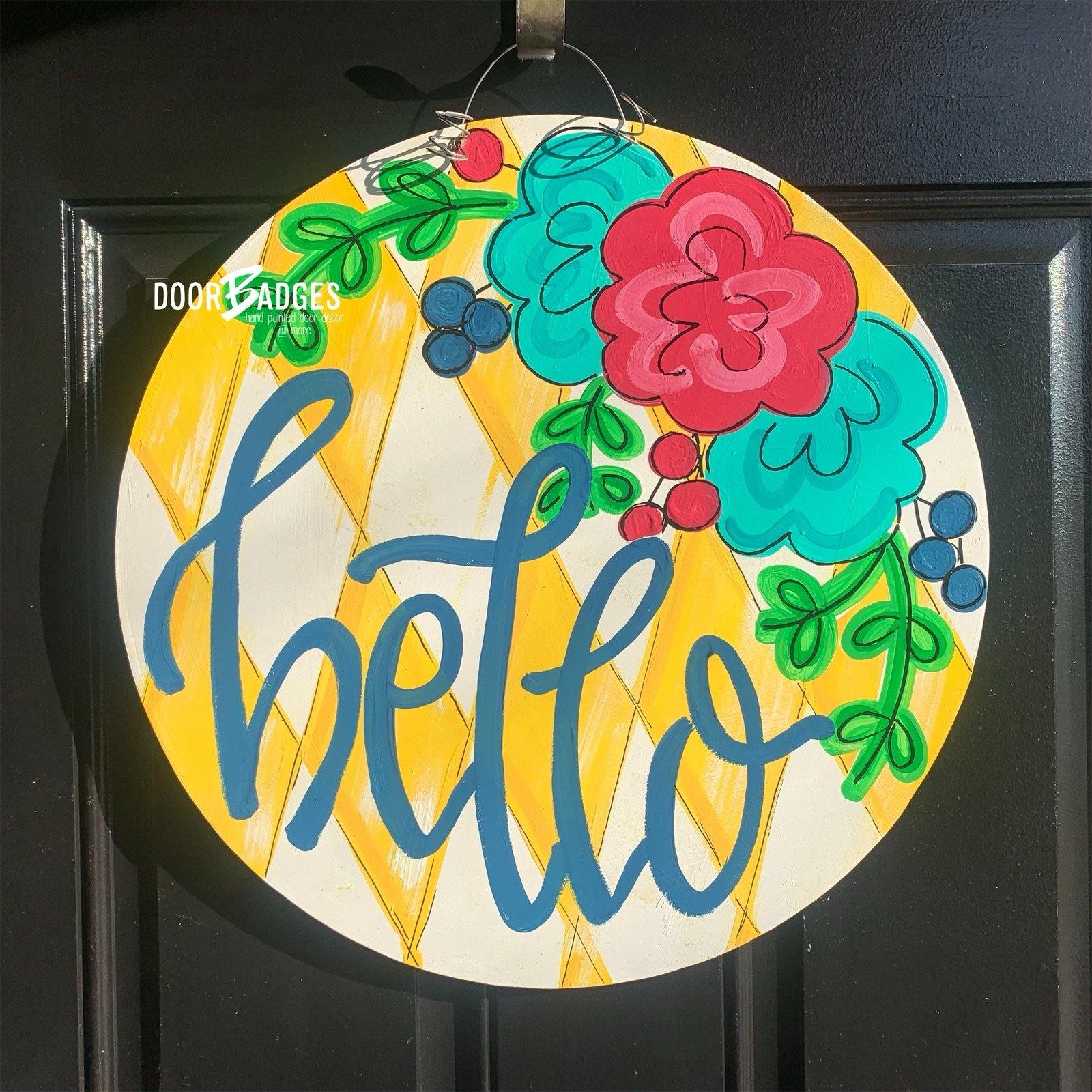 Hello Summer Door Hanger