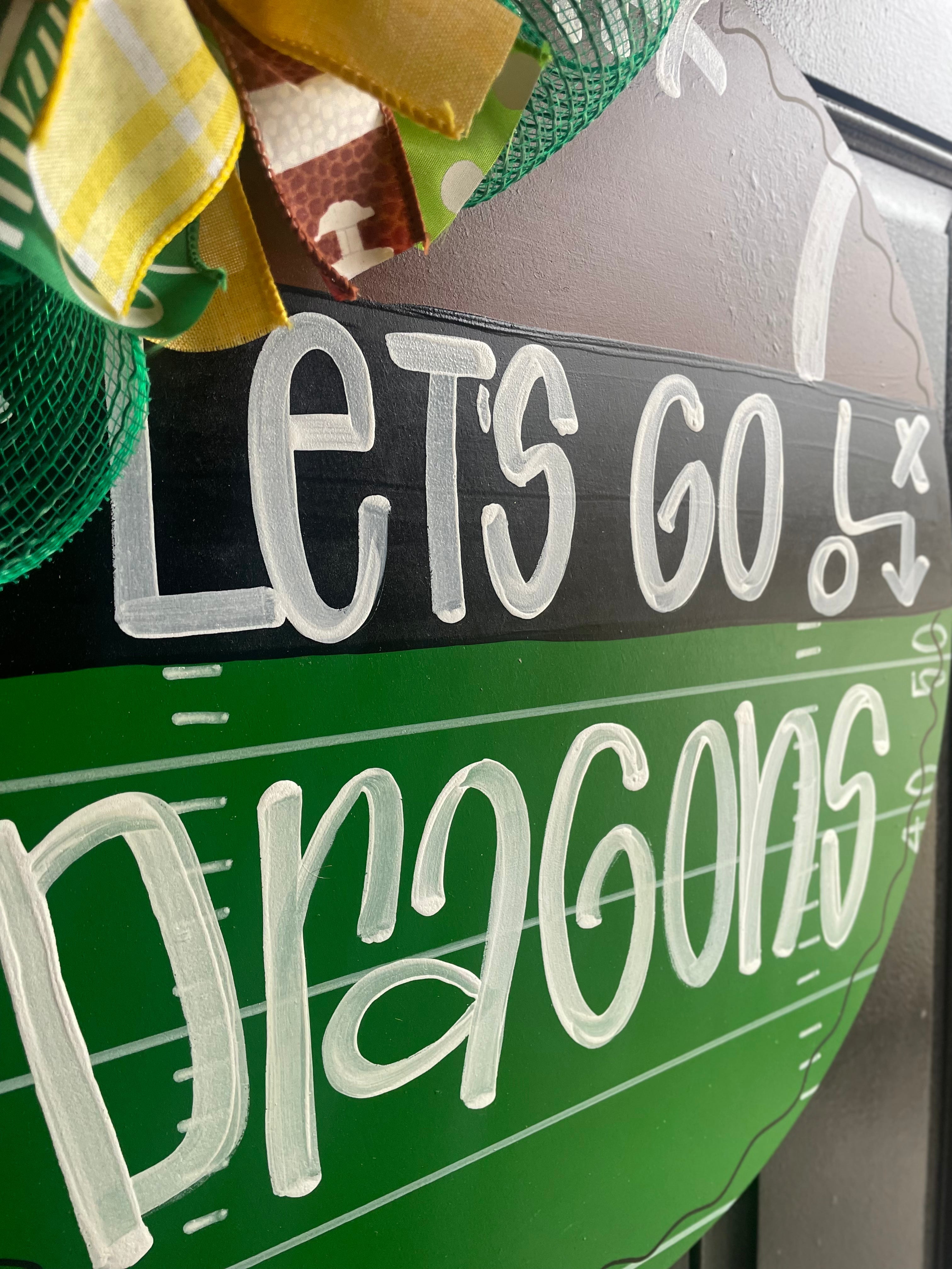 Gretna Football Door Hanger