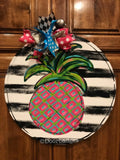 Sale Item: Pineapple Round Doorhanger