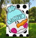 Garden Flag - snowman flag