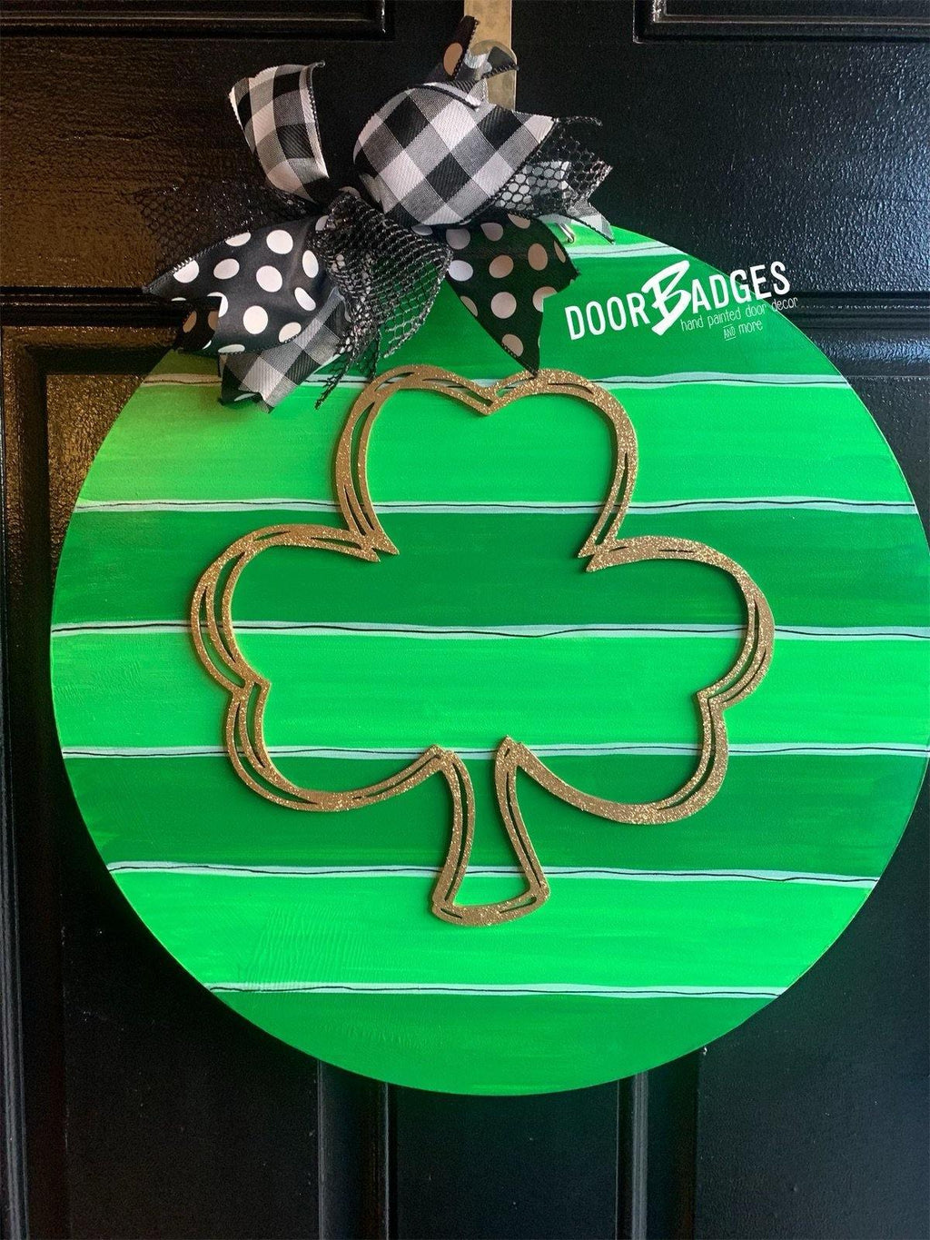 Sale Item: St Patrick's Day Glitter Door Hanger