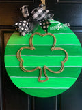 Sale Item: St Patrick's Day Glitter Door Hanger