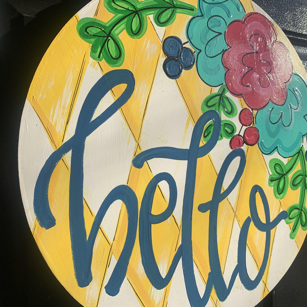 Hello Summer Door Hanger