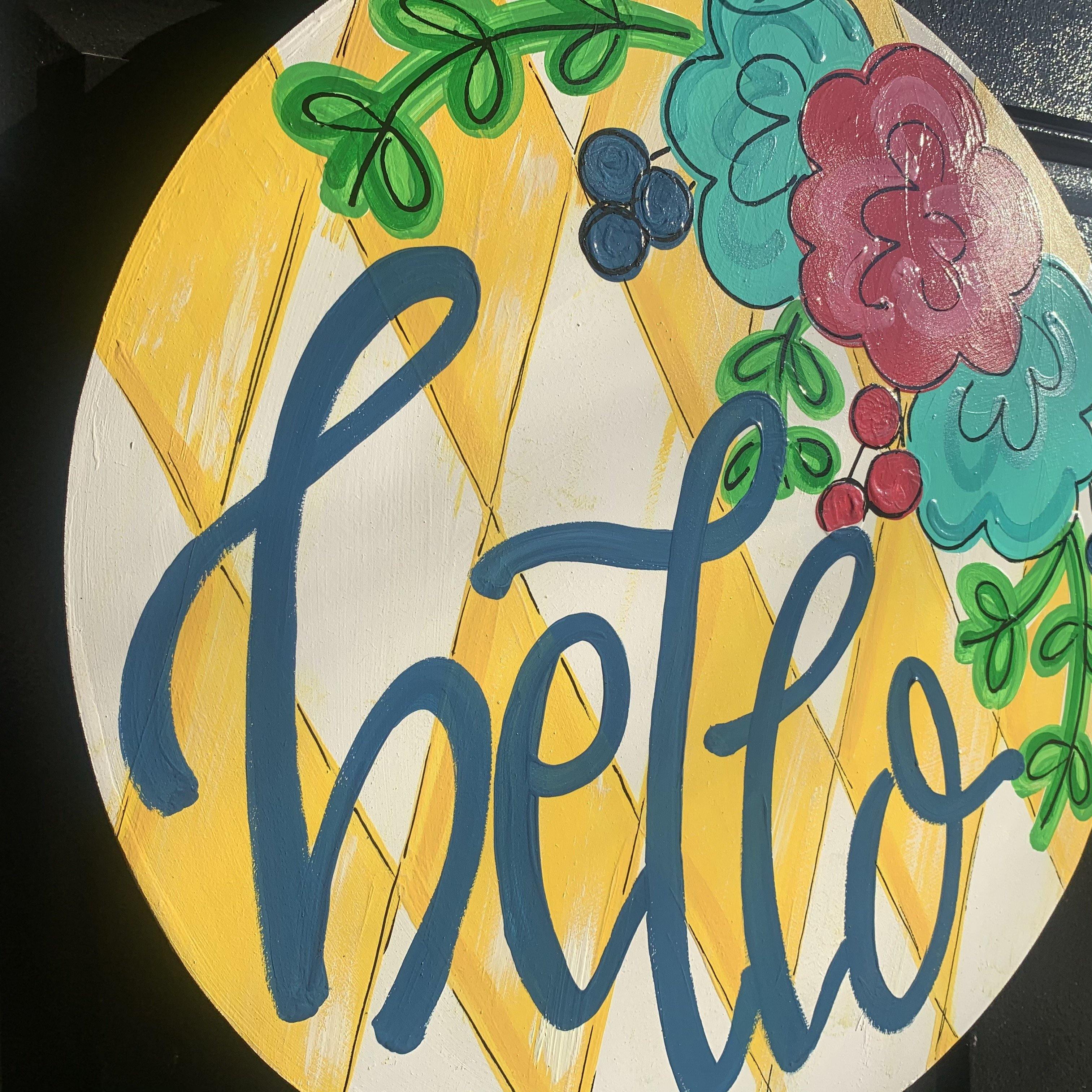 Hello Summer Door Hanger