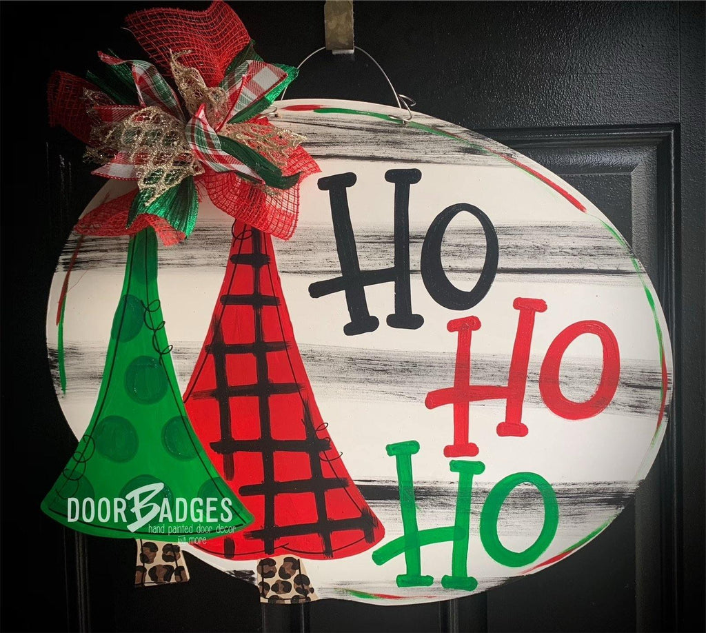 Sale Item: Christmas Tree Oval door hanger