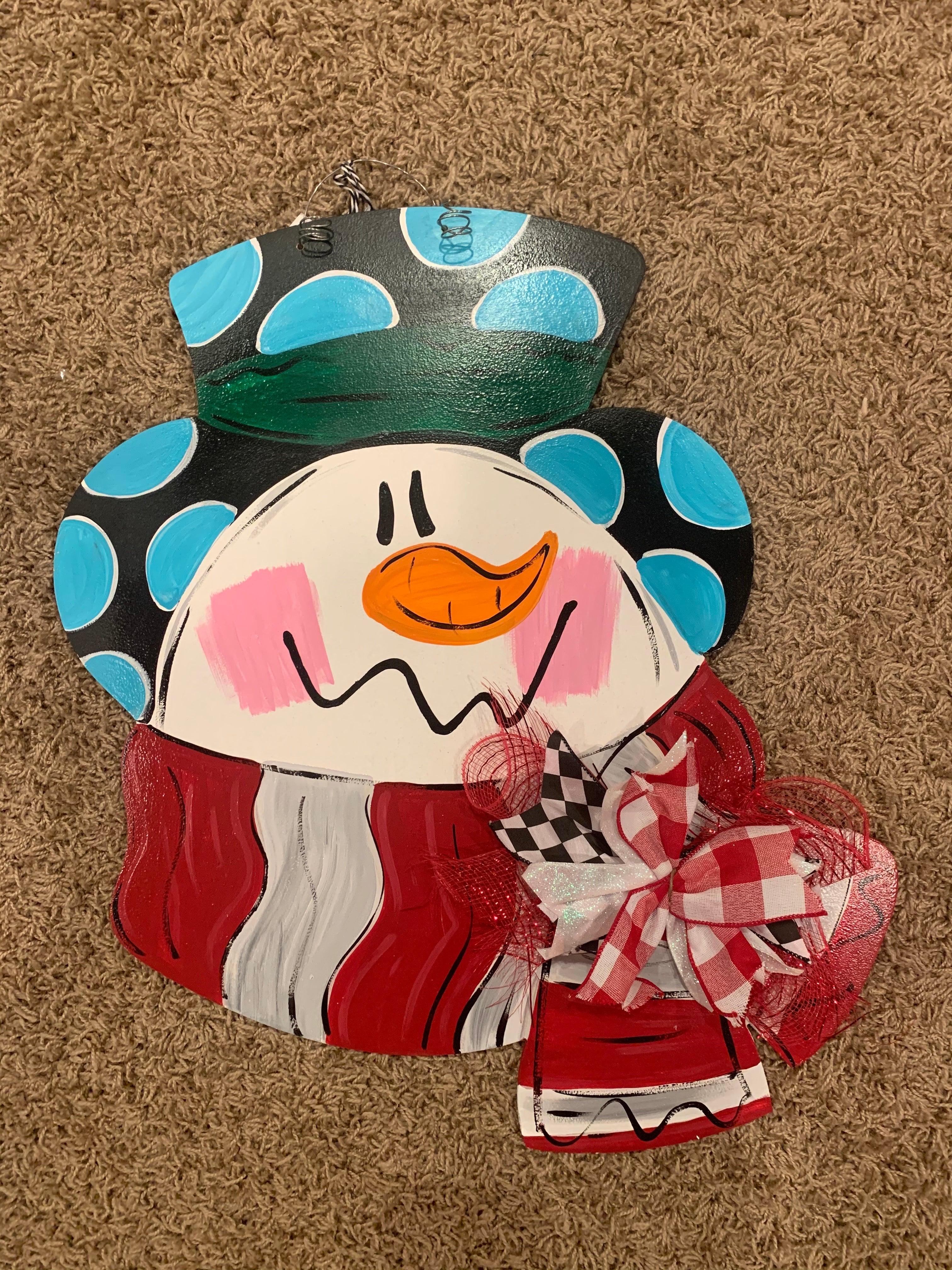 Sale Item: Snowman Doorhanger