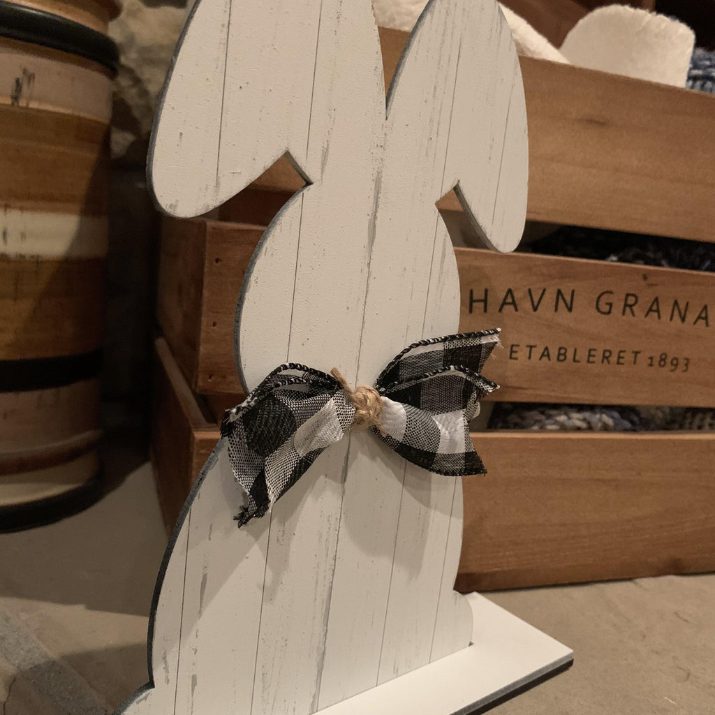 Farmhouse Easter Bunny Shelf Sitter