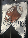 Football Pendant door hanger -WHS FB
