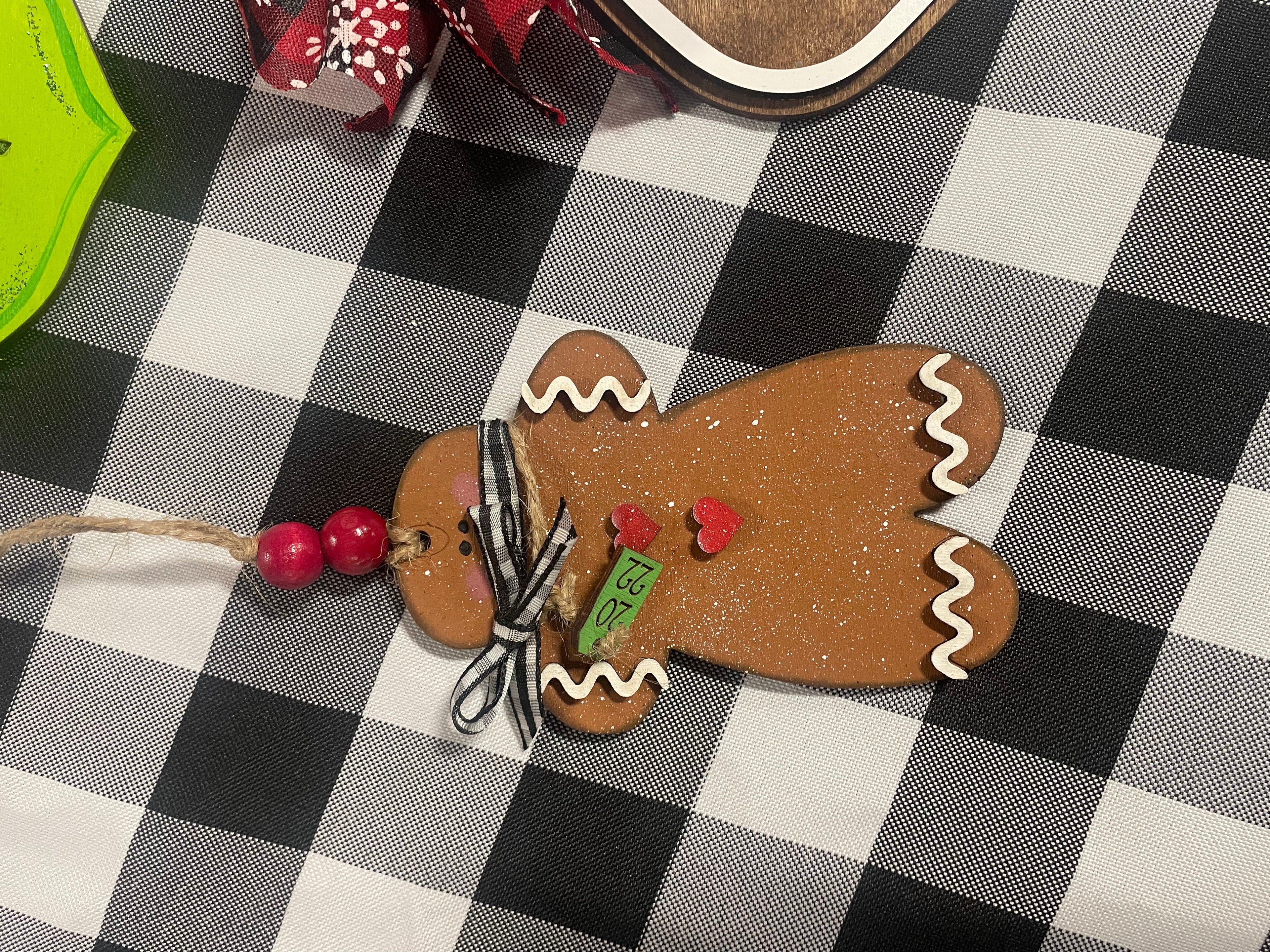 Gingerbread cookie 2022 Christmas Ornament