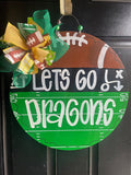 Gretna Football Door Hanger