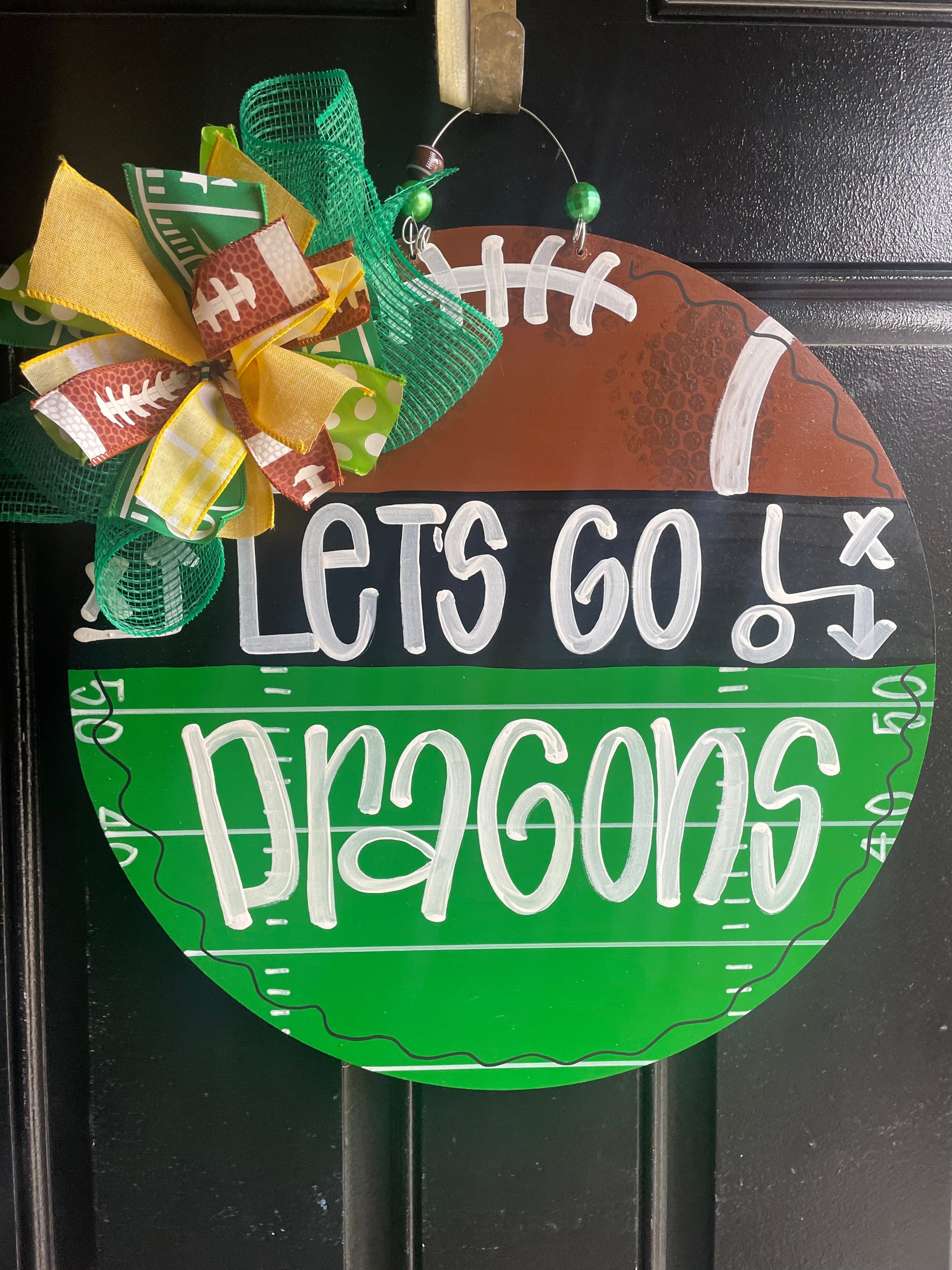 Gretna Football Door Hanger