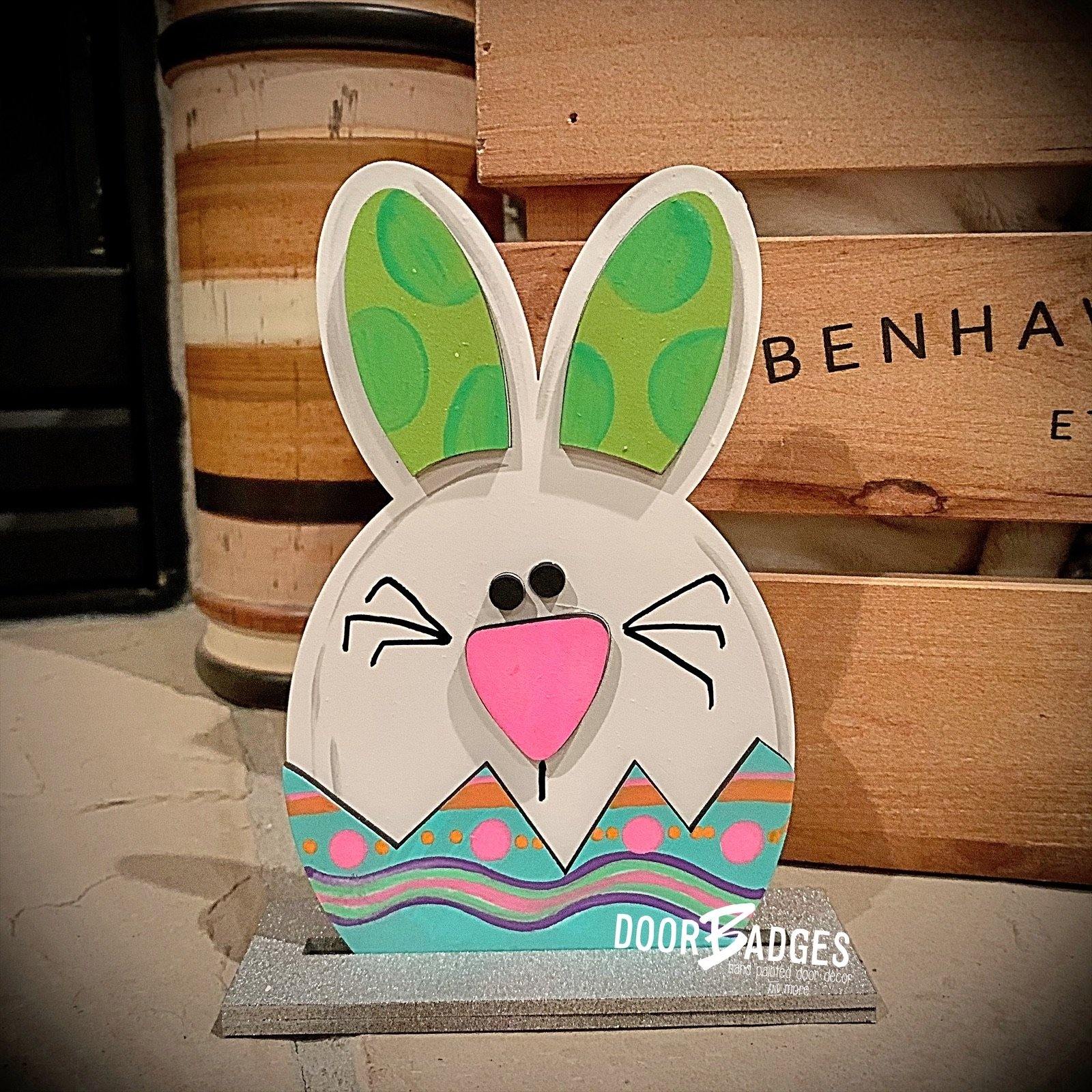DIY Cute Easter Bunny Shelf Sitter Paint Kit