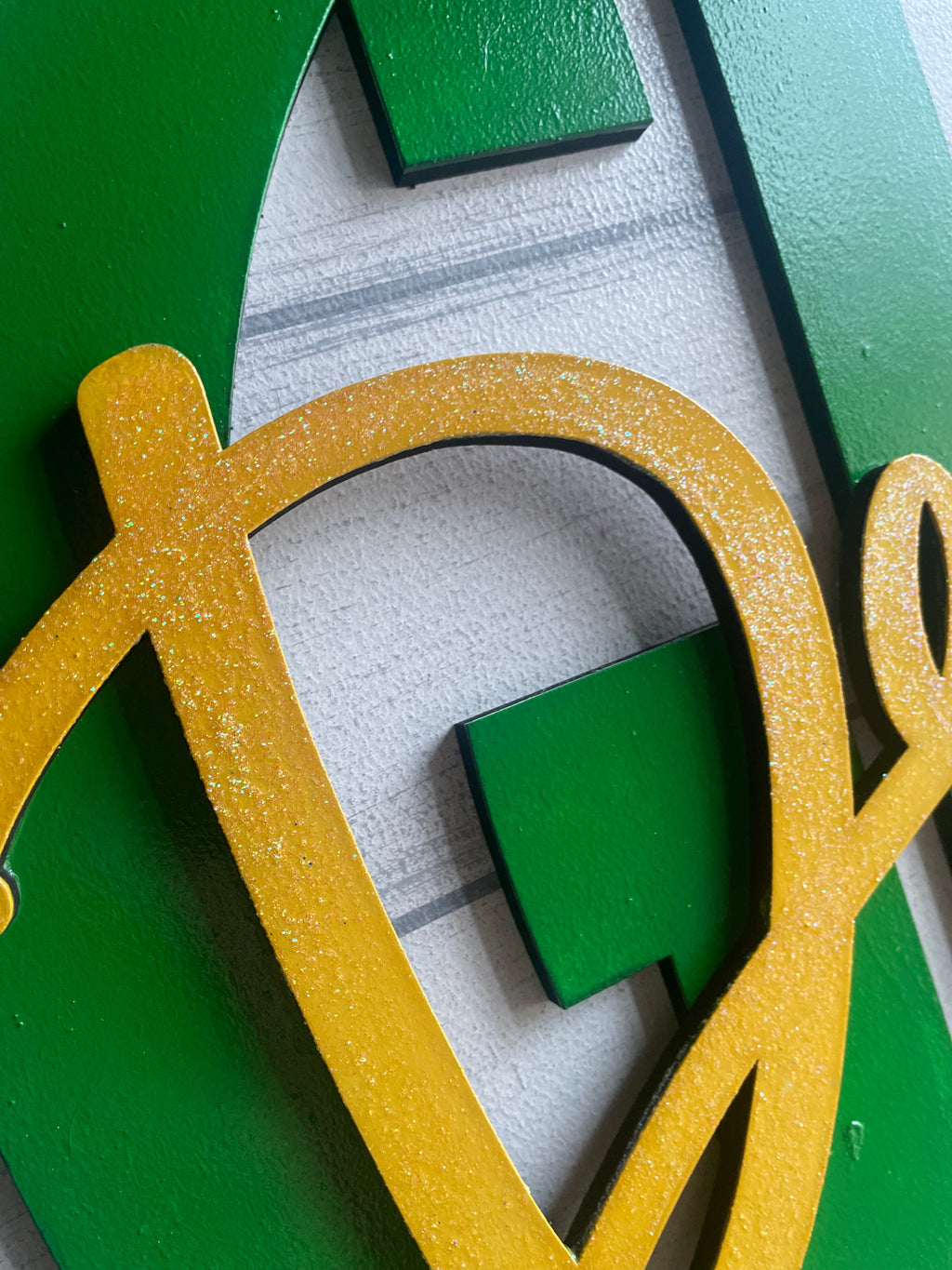Gretna Dragon Monogram Door Hanger